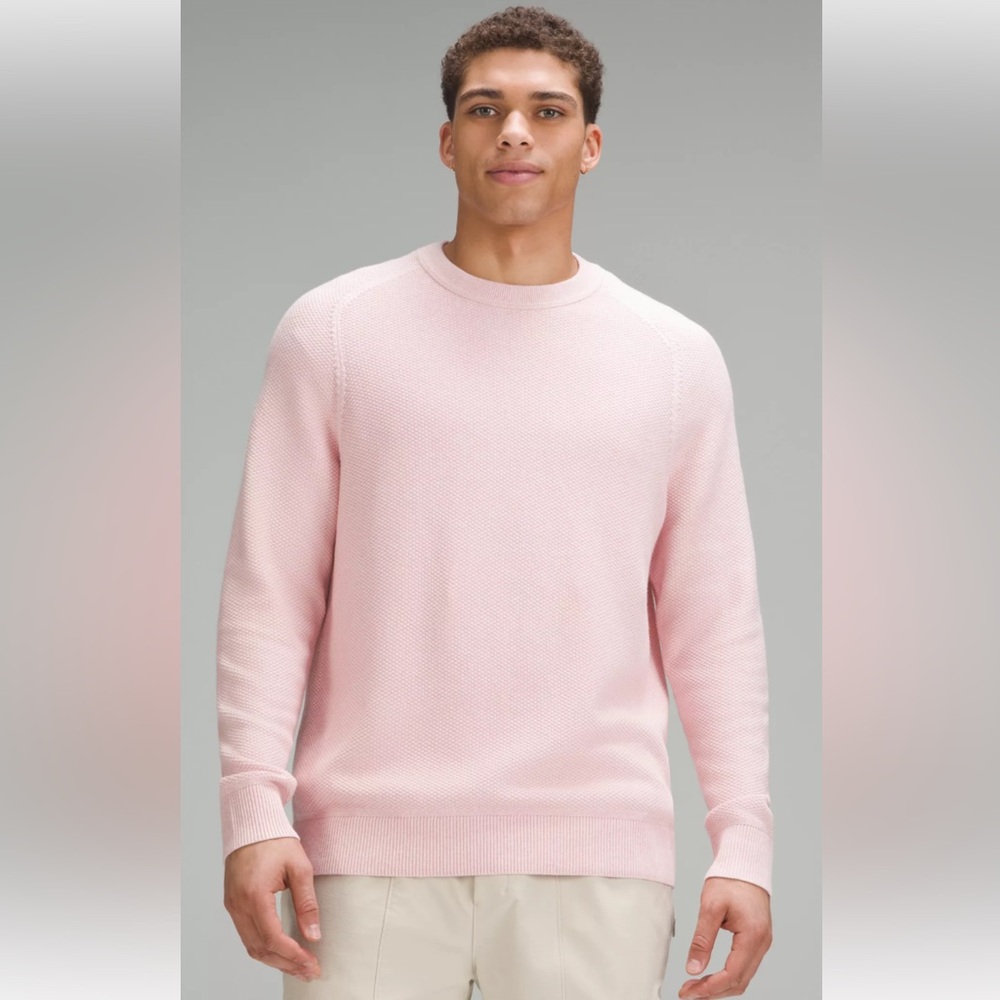 Textured Knit Crewneck Sweater - Picture 1 of 8
